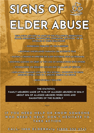 Elder Abuse Poster